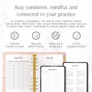 mindfulness journal for yoga and meditation practice
printable yoga log book for progress and reflection