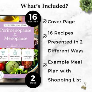 Editable Menopause Recipe Book Template for Perimenopause Guide ...