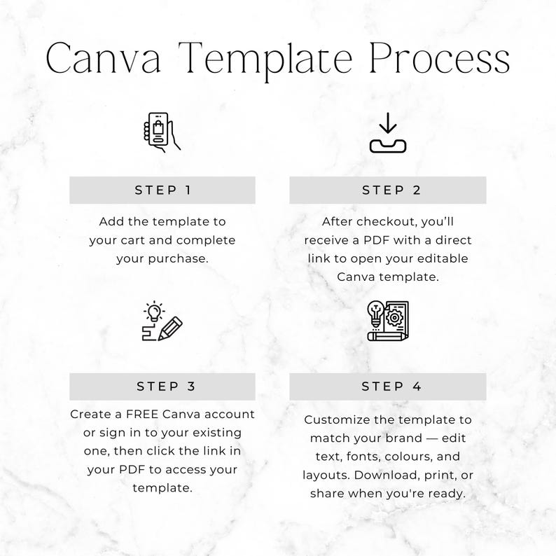 Editable Order Form for Small Business, Canva Order Tracking Template ...