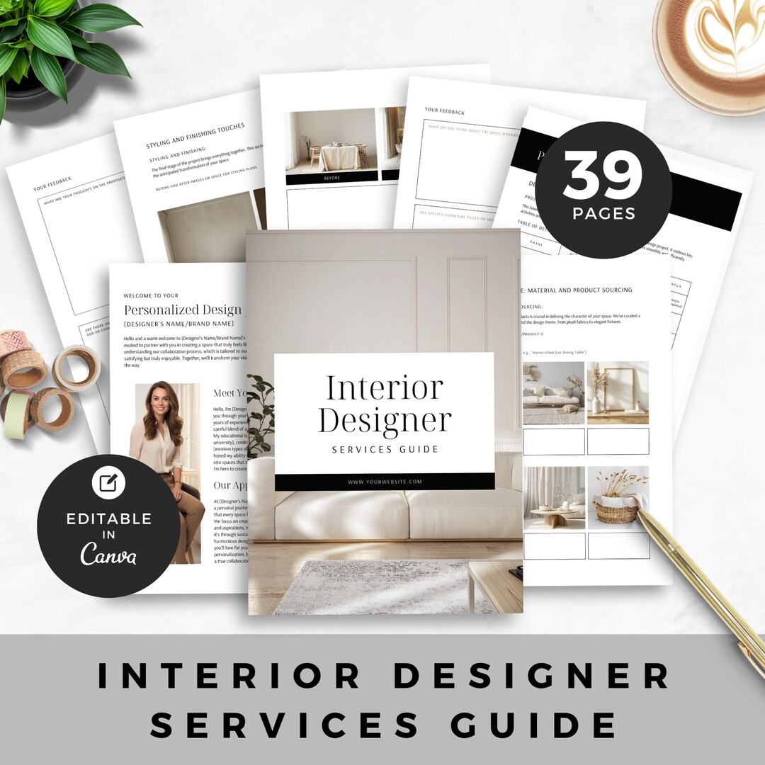 Interior Design Services Guide Comprehensive Client Proposal Template ...