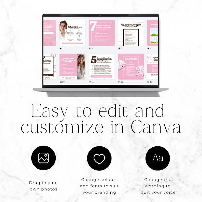 instagram templates for freelance web designer branding
web designer content templates for engagement and growth