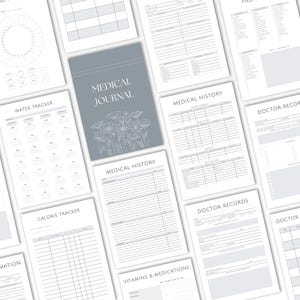 wellness tracker printable for daily habits and symptoms
chronic illness planner for tracking health and treatments