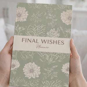 final wishes binder printable for organising life information
personal records organiser printable for important documents and contacts