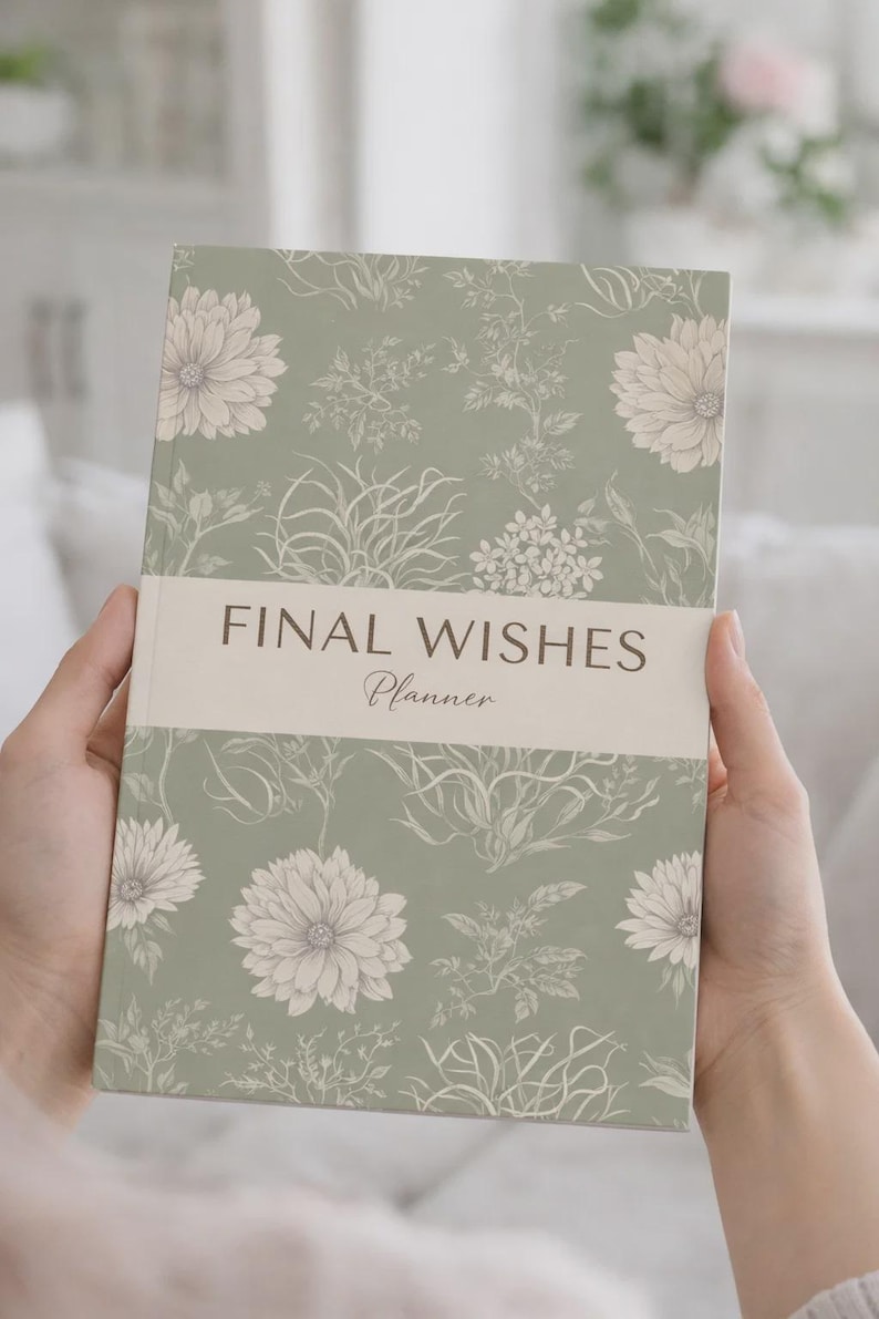 final wishes binder printable for organising life information
personal records organiser printable for important documents and contacts