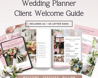 Wedding Planner Client Welcome Pack, Canva Onboarding Template for Wedding Planners, Editable Digital Client Guide P3
