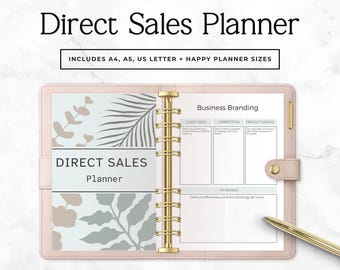MLM Planner Printable, Network Marketing Planner, Direct Sales Tracker, Power Hour Worksheet, Downline Organizer Bundle P2