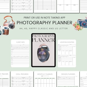digital photo library organization system
annual photography goals and progress tracker