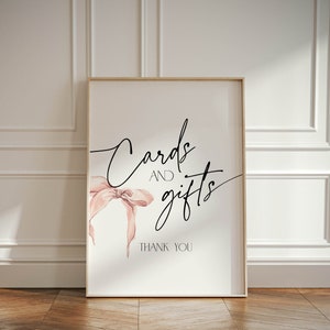 Cartoline e regali Segno che si sta sposando Biglietto per addio al nubilato, segnaletica con fiocco rosa cipria, striscione per addio al nubilato, poster per tavolo di nozze, BS58