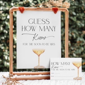 Pearls and Prosecco Bridal Shower Games BUNDLE, Neutral Script Brunch and Bubbly Bachelorette Activity, Champagne Wedding Printable, BS61 image 3