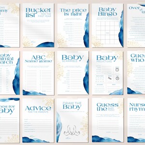 Baby Shower Games Printable Sunshine, Here Comes the Son Editable ...