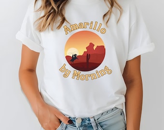 Amarillo door Morning Shirt, Retro, Vintage, Western Shirt, Texas Shirt, Country Music Shirt, Country Music Concert Shirt, Cowboy, Cowgirl