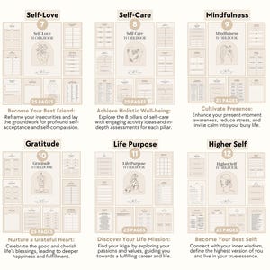 Healing Bundle | Workbooks - Inner Child, Shadow Work, Ancestral Healing, Mental Health, Feminine Energy, Spirituality, Self-Love, Self-Care imagen 5
