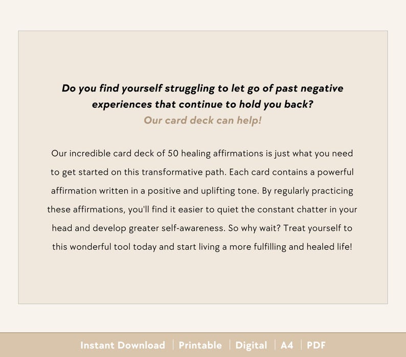 Compassion Oracle Card Healing Affirmations | Oracle Cards - Inner Child, Shadow Work ...