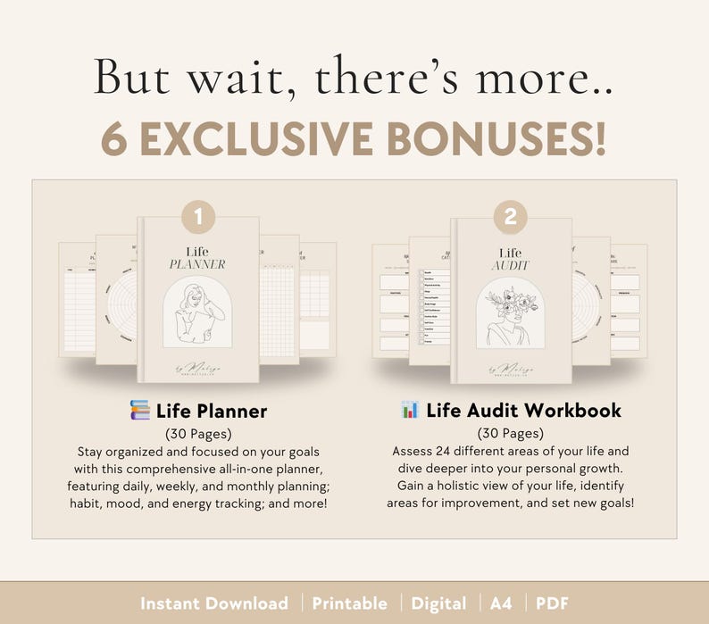 Mental Health Bundle | Workbooks - Shadow Work, Inner Child, Healing, Therapy, Emotional Intelligence, Mindfulness, Self-Love, Self-Care image 8