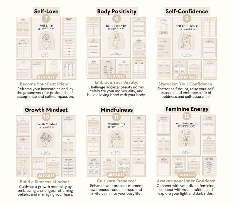 Ancestral Healing Bundle | Workbooks - Generational Trauma & Curses, Breaking Cycles, Inner Child, Shadow Work, Family Trauma, Mental Health image 5