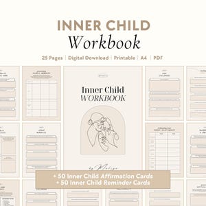 Inner Child Workbook | Reparenting & Healing, Childhood Trauma Wounds, Guided Journal, Shadow Work, Self-Therapy, Mental Health, Self-Love