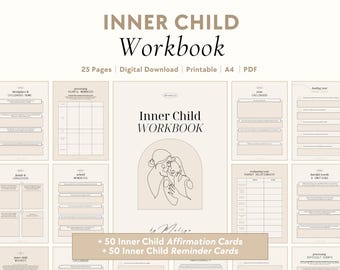 Inner Child Workbook | Reparenting & Healing, Childhood Trauma Wounds, Guided Journal, Shadow Work, Self-Therapy, Mental Health, Self-Love