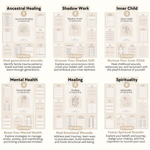 Ancestral Healing Bundle | Workbooks - Generational Trauma & Curses, Breaking Cycles, Inner Child, Shadow Work, Family Trauma, Mental Health image 4