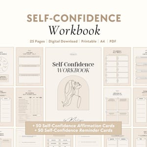 Self-Confidence Workbook | Self-Esteem, Self-Love, That Girl, Main Character, Higher Self, Self-Concept, Hot Girl, Self-Worth, Self-Care