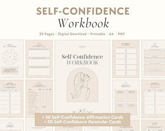 Self-Confidence Workbook | Self-Esteem, Self-Love, That Girl, Main Character, Higher Self, Self-Concept, Hot Girl, Self-Worth, Self-Care