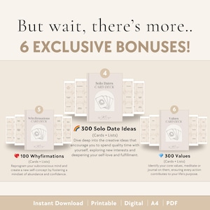Higher Self Bundle | Workbooks - Best Self, Confidence, Self-Esteem, Feminine Energy, Manifest Dream Life, Self-Concept, Spirituality image 10