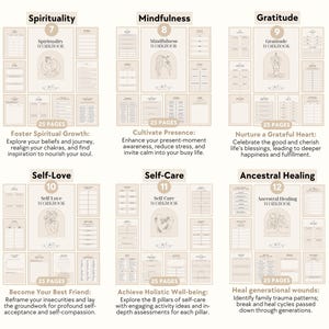 Life Purpose Bundle | Workbooks & Planner - Ikigai, Passion, Core Values, Manifest Dream Life Mission, Dream Job, Career Guide, North Star image 5