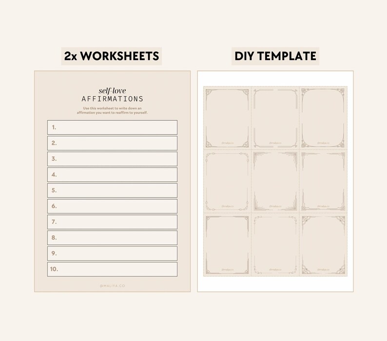 Self-Love Workbook | Positive Self-Talk, Confidence, Self-Esteem, Solo Dates, Body Positivity, Healing, Mindset, Self-Care, Love Languages immagine 6