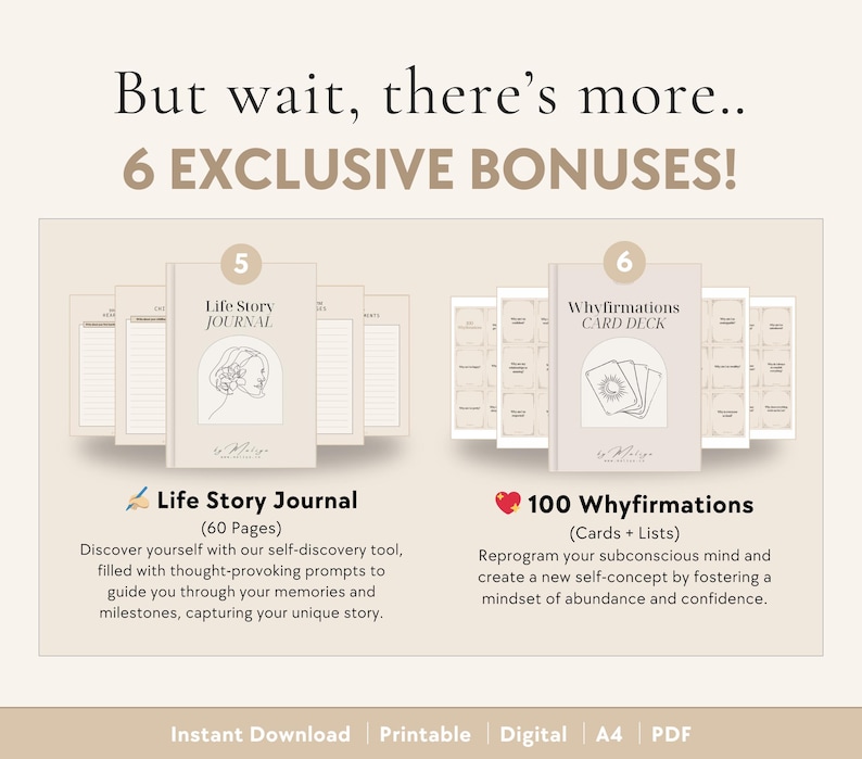 Ancestral Healing Bundle | Workbooks - Generational Trauma & Curses, Breaking Cycles, Inner Child, Shadow Work, Family Trauma, Mental Health image 10