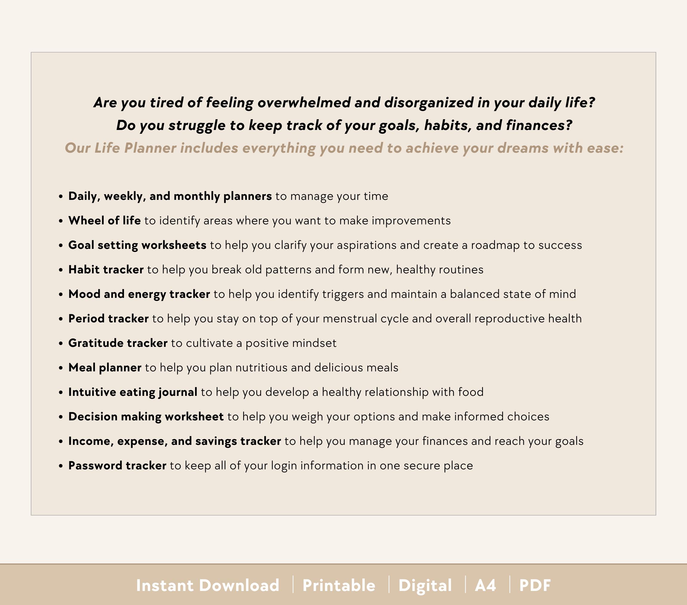 Goal Setting Wheel Template for Personal Growth