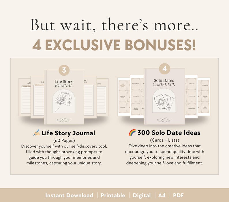 Life Purpose Bundle | Workbooks & Planner - Ikigai, Passion, Core Values, Manifest Dream Life Mission, Dream Job, Career Guide, North Star image 8