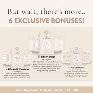 Higher Self Bundle | Workbooks - Best Self, Confidence, Self-Esteem, Feminine Energy, Manifest Dream Life, Self-Concept, Spirituality image 9