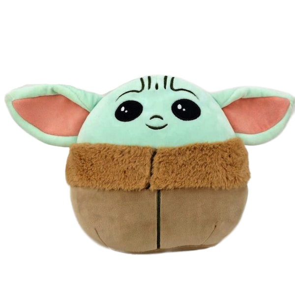 Baby Yoda/The Child/Grogu Star Wars The Mandalorian Cute and Cuddly Soft Plush Toy Pillow