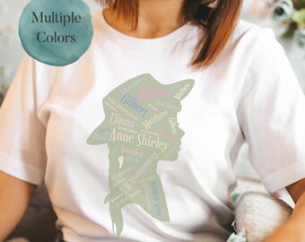 Anne of Green Gables Shirt Word Art, Anne Shirley Crewneck, LM Montgomery Tee, Anne of Green Gables Gifts, Bookish Merch, Light Academia