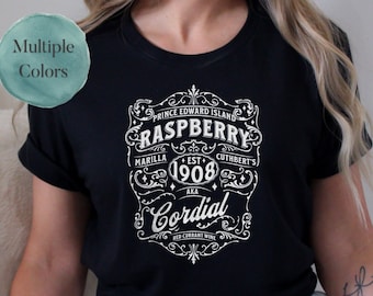 Anne of Green Gables Shirt, Raspberry Cordial Shirt, Prince Edward Island, Bookish Merch, Kindred Spirits Anne Shirley, Light Academia