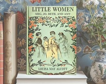 Little Women Hardcover Notebook Size A5  5.75"x8" Lined Perforated Pages, Vintage Book Covers Journal, Book Lover Gift, Vintage Style Diary