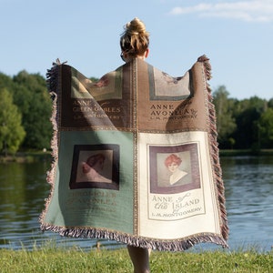 Anne of Green Gables woven blanket.
