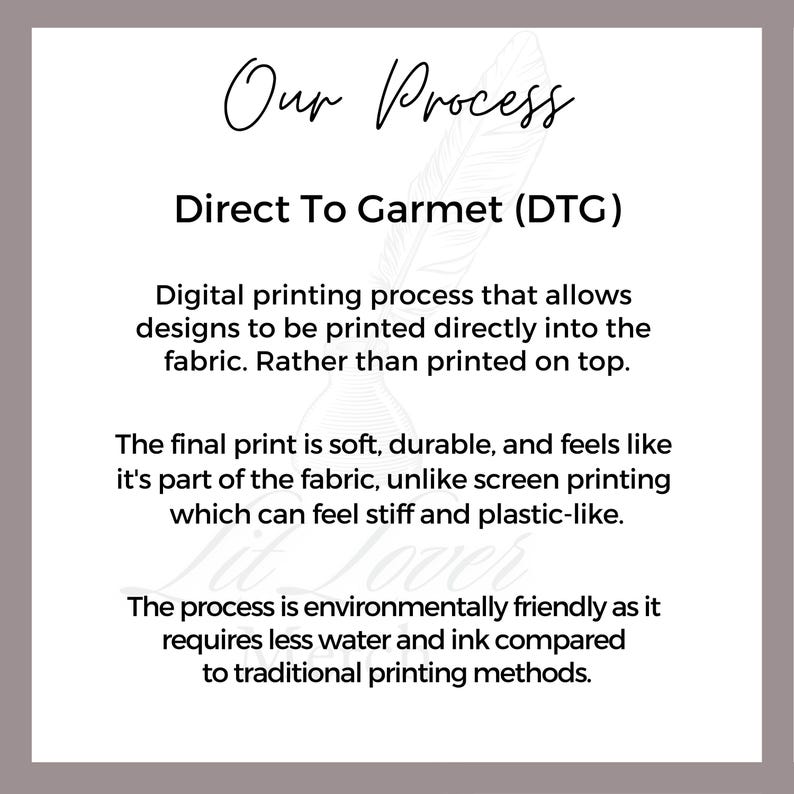 a piece of paper with the words direct to garmet dtg