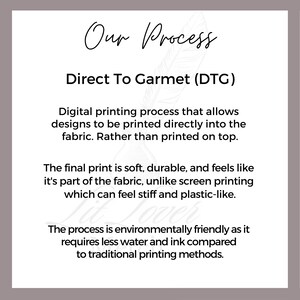 a piece of paper with the words direct to garmet dtg