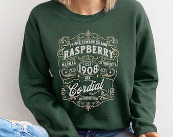 Anne of Green Gables Sweatshirt, Raspberry Cordial Prince Edward Island, Kindred Spirits Shirt, Bookworm Sweater