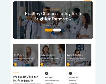 Kit de plantillas Elementor para servicios médicos: Tema de salud y bienestar