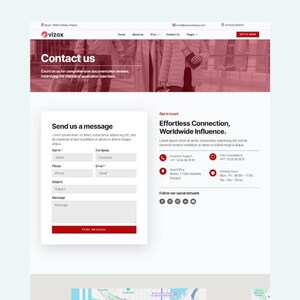 Vizox – Immigration and Visa Consulting  Breakdance Template Kit, Breakdance Theme, Breakdance Template , Breakdance pro New version