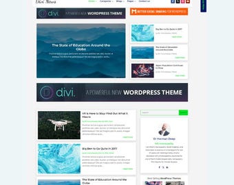 Tema secundario Divi femenino: Plantilla adaptable de WordPress