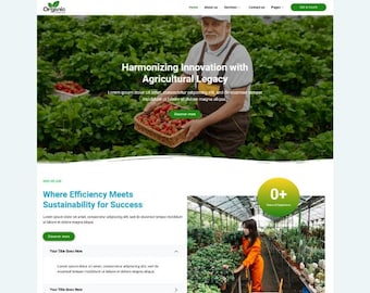 Zestaw szablonów Elementor dla rolnictwa ekologicznego: motyw WordPress dla rolnictwa