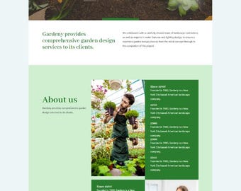 Gardening Breakdance Template Kit: E-commerce Shop Template