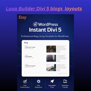 Divi Blog Loop Templates for Divi 5 | Dynamic Blogs Grids, Post Loops & Archive Layouts