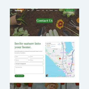 Garden and Nurseries Breakdance Template