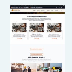 The Constructo Industry and Construction Breakdance Template Kit
