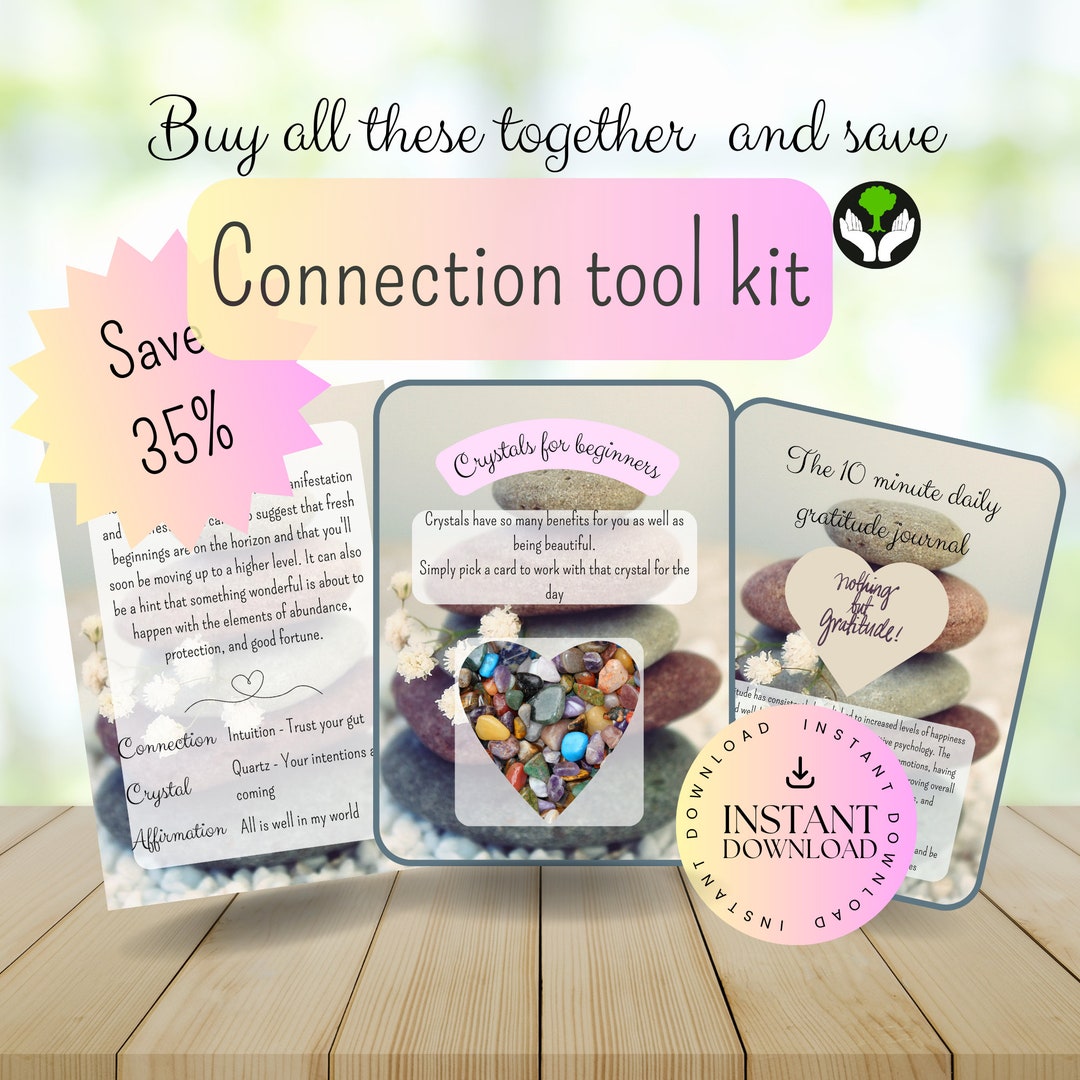 The Ultimate Connection Tool Kit Bundle Gratitude Journal Etsy