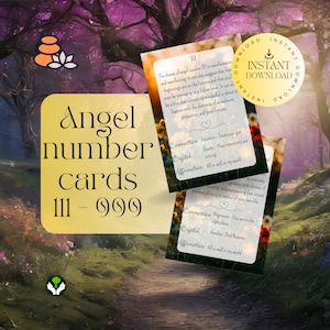 Discover the Magic of Angel Numbers and Numerology! NUMEROLOGY card deck, Angel number card deck, Number meanings, Consecutive numbers YF1