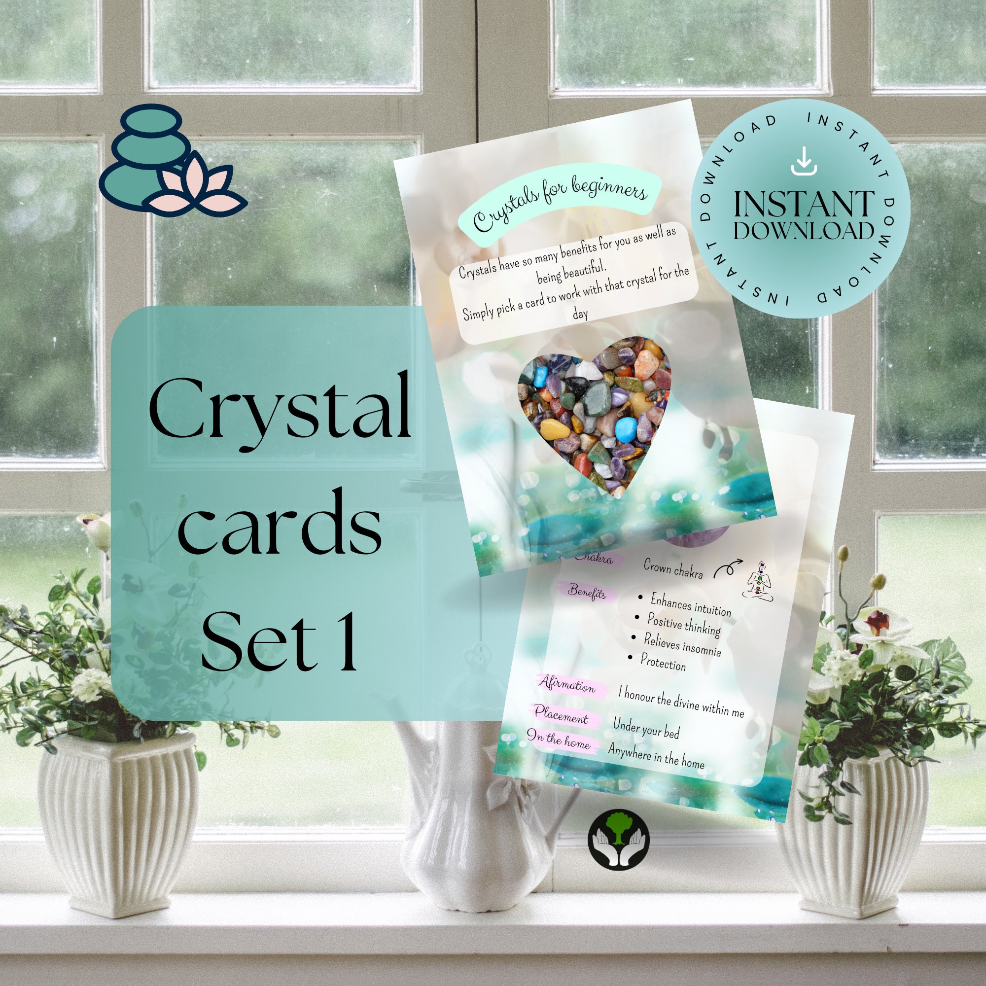 Deluxe Crystal Info Cards Empower Your Crystal Healing Practice With